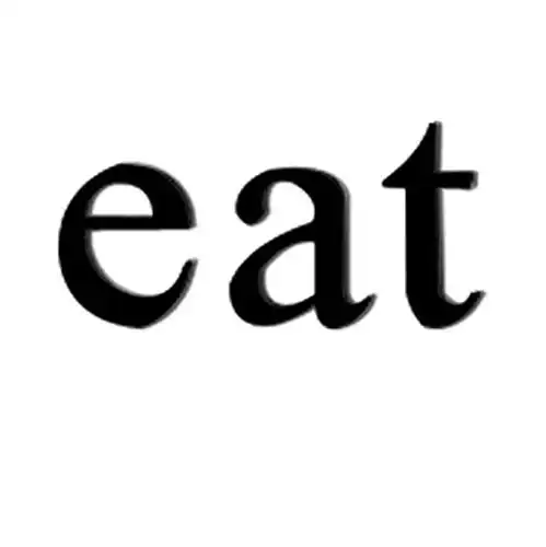 Kitchen Decor Wooden Letters Eat Original Font Kitchen Wall Decor