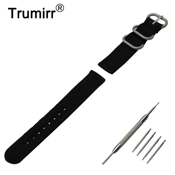 

20mm 22mm 24mm Nylon Watch Band for Diesel Zulu Fabric Strap Wrist Belt Bracelet Black Brown Blue Green Orange + Spring Bar