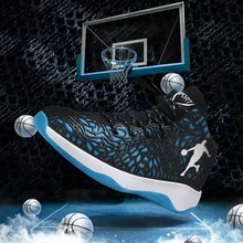 Летние новые мужские баскетбольные кеды для мальчиков дышащие амортизирующие кроссовки Студенческие легкие тренировочные спортивные ботинки для дома матч бальные туфли