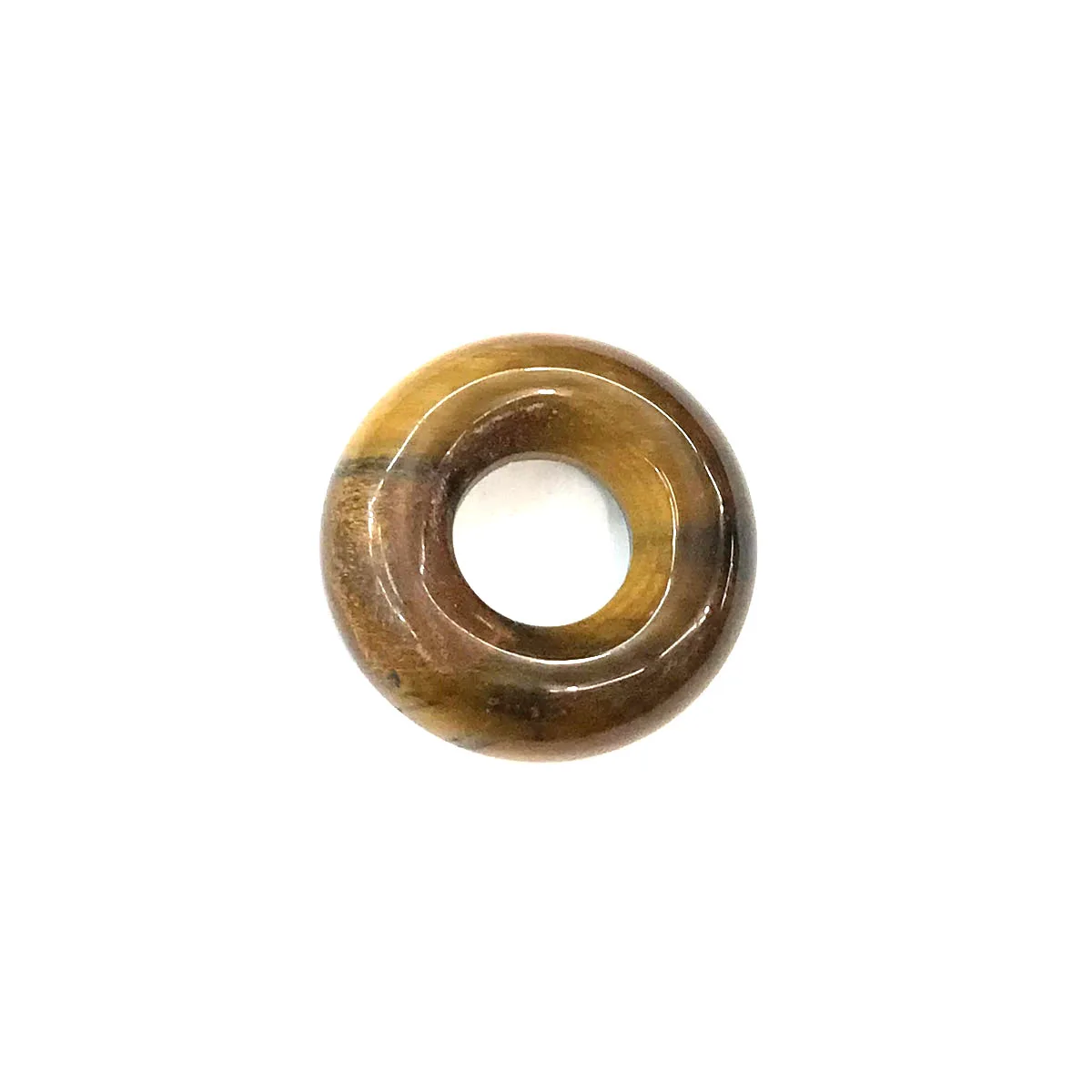 Натуральный Камень Подвески Кристалл Агаты ожерелье кулон для изготовления ювелирных изделий хорошее качество Размер 15 мм - Metal color: Tiger Eye Stone