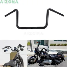12 ''Rise мотоцикл 1-1/4'' Ape вешалка руль для Harley Chopper Sportster Dyna Bobber Softail Custom 16,5 ''широкая стойка руля