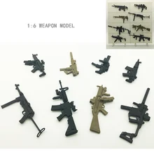 Реалистичная 4D Сборная модель оружия, карбиновый пистолет, масштаб 1:6, модель, строительные наборы, игрушки для мальчика