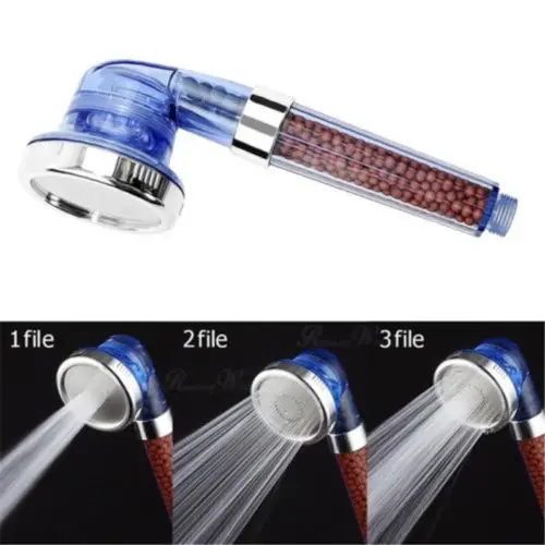 One pcs ионная минеральная ручная душевая лейка шарик из натурального камня Filter Water
