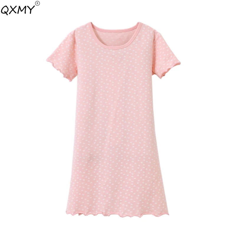 baby girls pajama dress summer shortsleeves pajama for baby girls kids