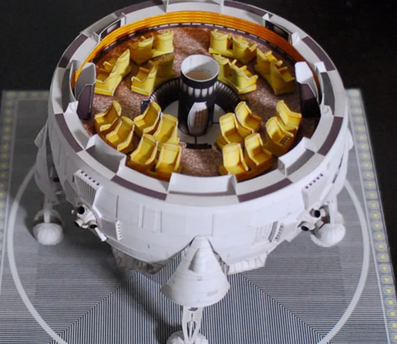 DIY бумажное ремесло Овен 1B лунный космический корабль 3D Высокая моделирования космическая бумажная модель игрушка ручной работы