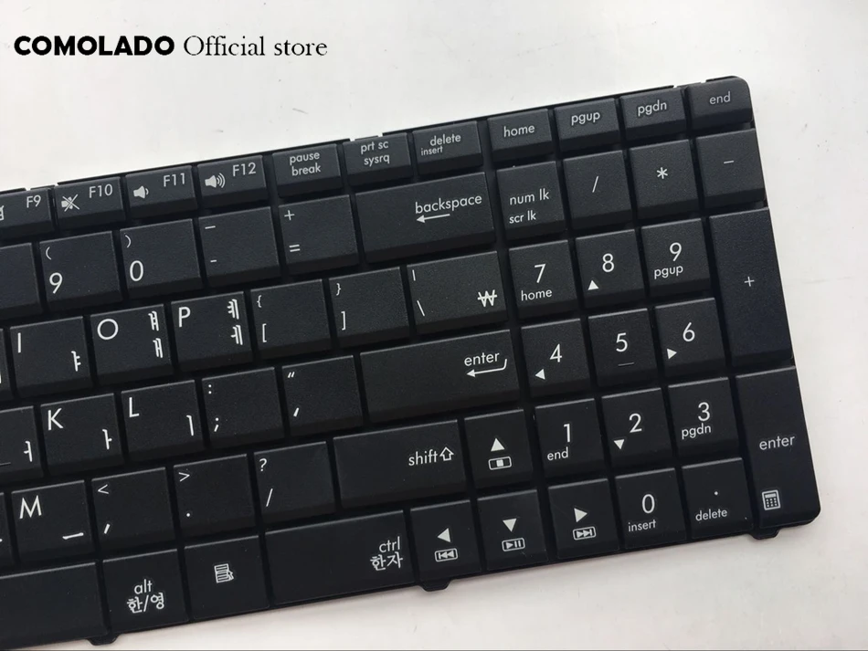 KR Korean keyboard For ASUS X53 X54H k53 A53 N53 N60 N61 N71 N73S N73J P52F P53S X53S A52J X55V X54HR X54C black keyboard KR Layout (2)