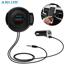 Bluetooth Trasmettitore FM Radio Adapter Wireless Car Kit Caricabatteria Da Auto Vivavoce Supporto Ingresso AUX Per iPhone Android MP3 Telefonico Gratuito