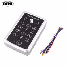 125 кГц 12 В DC RFID считыватель двери мини клавиатура Бесконтактный ID Система контроля доступа EM4100/TK4100 карта контроля доступа открывалка двери