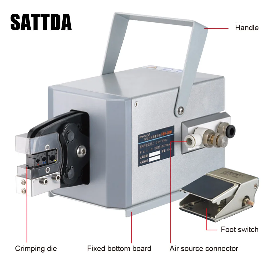 Fek-20m пневматические обжимные инструменты для видов терминалов с сертификацией CE пневматические Пилер обжимные машины пневматические инструменты