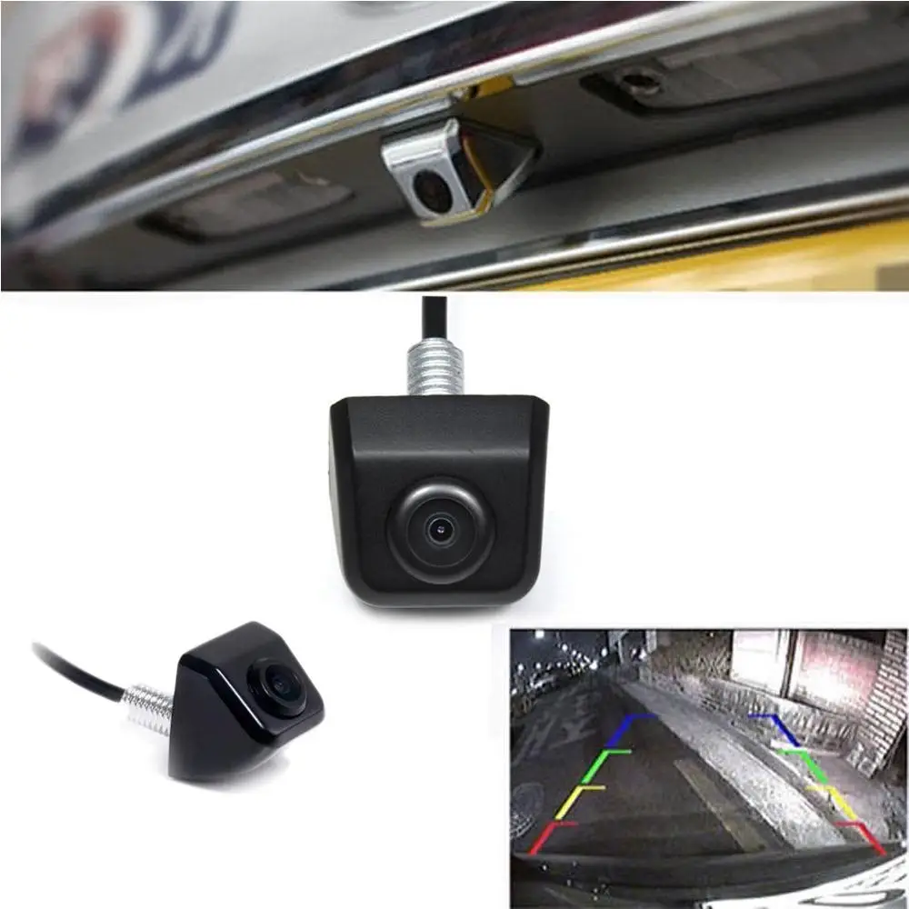 Carlinke Free shipping Mini HD Night Vision Car Rearview font b Camera b font Car detector