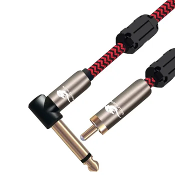 

(6.35mm Mono TS Jack )1/4" Male to RCA Male Audio Cable for Phono Amplifier Speaker Guitar Mixing Console Line 1m 2m 3m 5m 8m