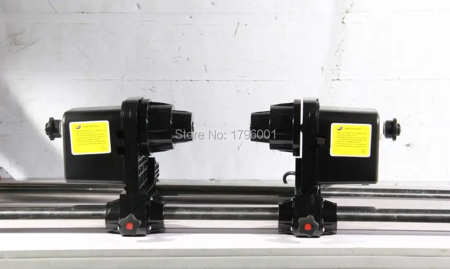 Strong power paper take up system with double motors for epson roland mutoh mimaki printer
