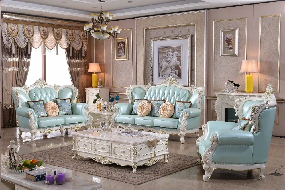 Online Get Cheap Good Quality Living Room Furniture -Aliexpress hot sale cheap price furniture good quality 321 leather sofa luxury french style solid wood italian - Online Get Cheap Good Quality Living Room Furniture -Aliexpress