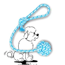 2016 Pet Toy Ingenious Dog Toy Durable Braided Cotton Rope Throw Dog Toys For Large Dogs Toys for training Chew Knot Rope Bal