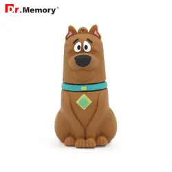 Dr. памяти мультфильм коричневая собака Usb Flash Drive128GB 64 GB 32 GB 16 GB 8 GB 4 GB милый мопс флешки щенок Usb Flash палку Meomory