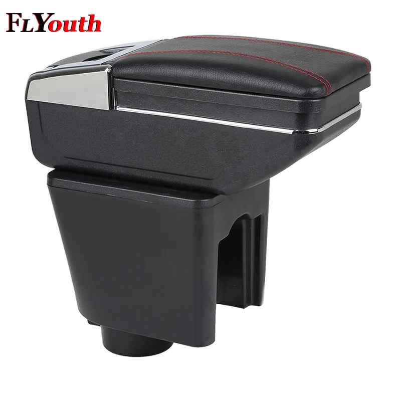 

For Chevrolet Lova 2006-2010 Car Armrest Box Central Store Content Box With Cup Holder Interior Products Car-Styling Accessory