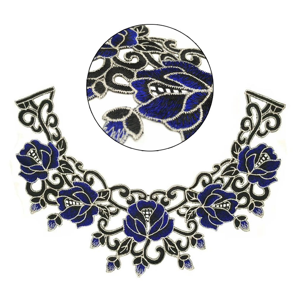 1 шт. женский кружевной воротник с вышивкой|lace neckline|collar trimlace collar |