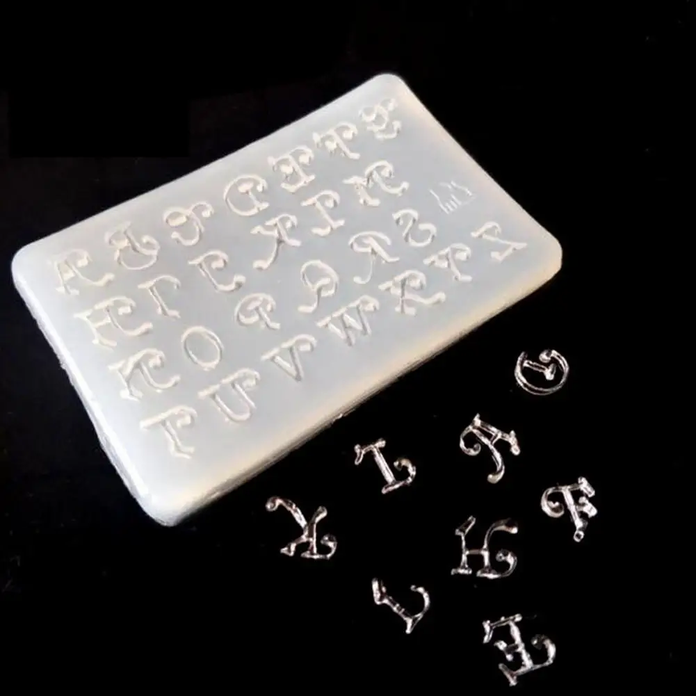 

Letter DIY Decorative Craft Jewelry Making Mold Silicone Epoxy Resin Mould Tool New