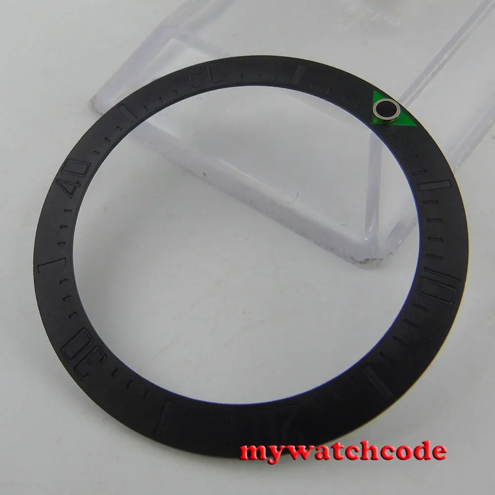 

brushed 39.7mm black ceramic bezel insert for 44mm sea watch B9
