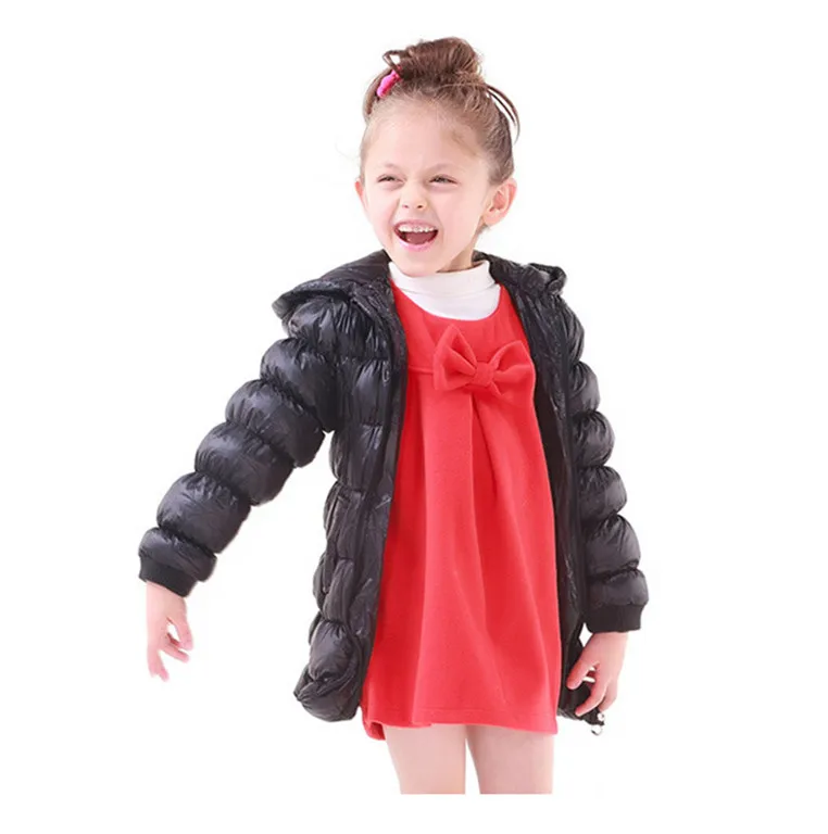 

Long sections HIHEART Brand Fashion Children down hooded down outerwear girl Winter clothing princess style