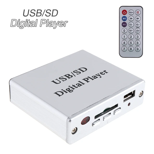 Best Offers Power Amplifier MP3 SD USB Audio Player Reader 3-Electronic Keypad Control with Remote