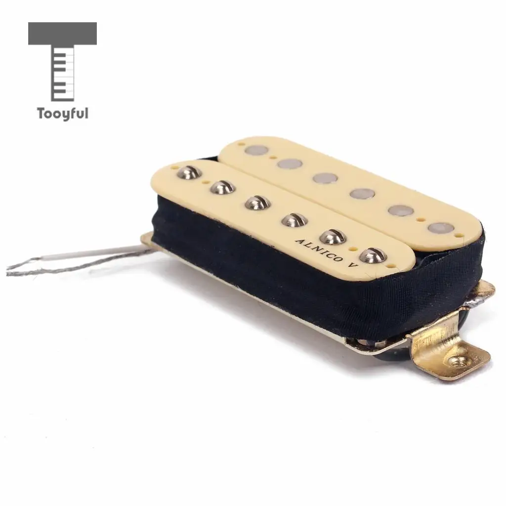 

Tooyful Dual Coil Humbucker Pickup Alnico 5 for Strat SG Electric Guitar Part 50/52mm