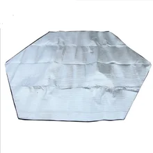 Шестиугольный алюминиевый пленка влагостойкий коврик для палатки напольный коврик на открытом воздухе Влагоустойчивый Матрац Кемпинг AT6217