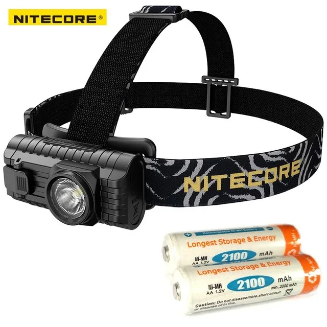 NITECORE HA23 CREE XP-G2 S3 светодиодный налобный фонарь 2AA Портативный облегченная конструкция прочная, поликарбонатная материалы фонарик уличный