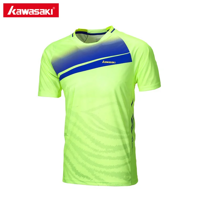 2017 Kawasaki Badminton Tennis T Shirts Short sleeved Men's T Shirt ...