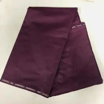 

5Yards African Soft Cashmere Cotton Atiku Fabric for Men Cloth Wine Plain Atiku Cashmere Polish Material for Garment AK5