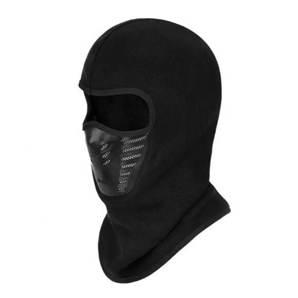 Уличная маска для катания на лыжах, маска для лица в стиле ниндзя, теплая утолщенная флисовая маска с функцией фильтрации, Прямая поставка - Цвет: 1