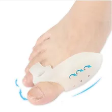 Новинка, 1 пара, ежедневное использование, биологический силиконовый корректор большого пальца, вальгусная деформация, прибор для лечения, разделитель пальцев ног, уход за ногами
