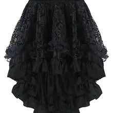 Модная летняя Пышная юбка ретро юбка в стиле панк кружевная миди юбка плюс размер 6XL пушистая юбка для женщин