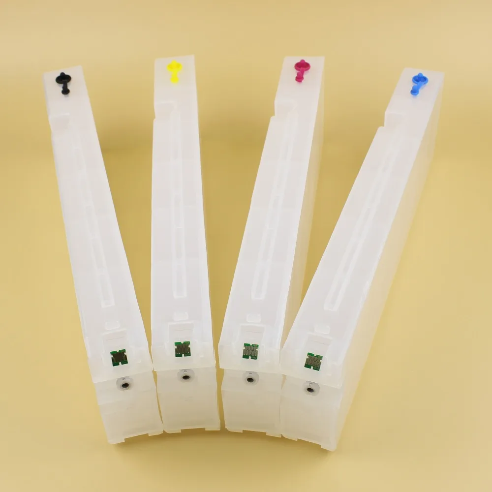 

F6070 refillable ink cartridge with one time chip 1000ML Volume 4color/set F7070