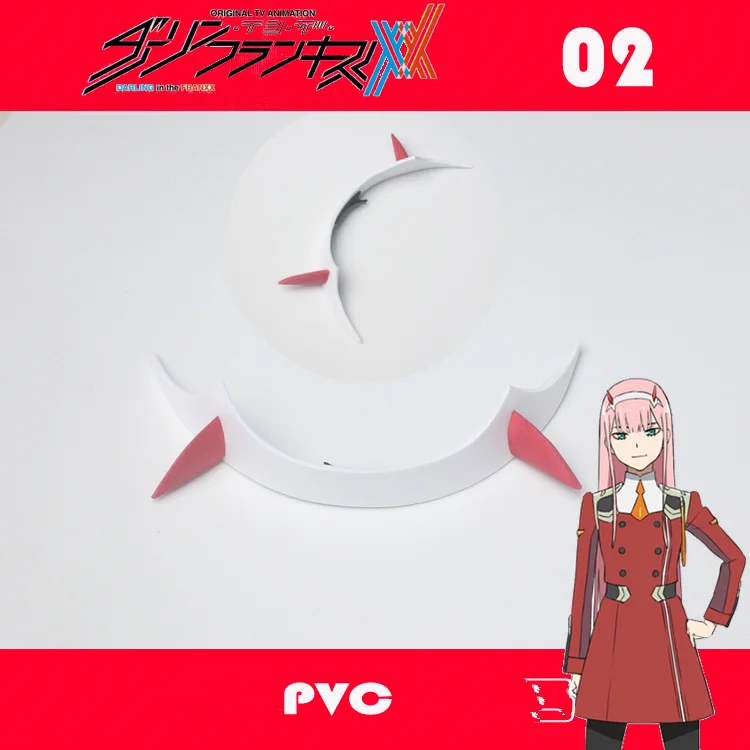 Головной убор для костюмированной вечеринки DARLING in the FRANXX Zero Two|Аксессуары