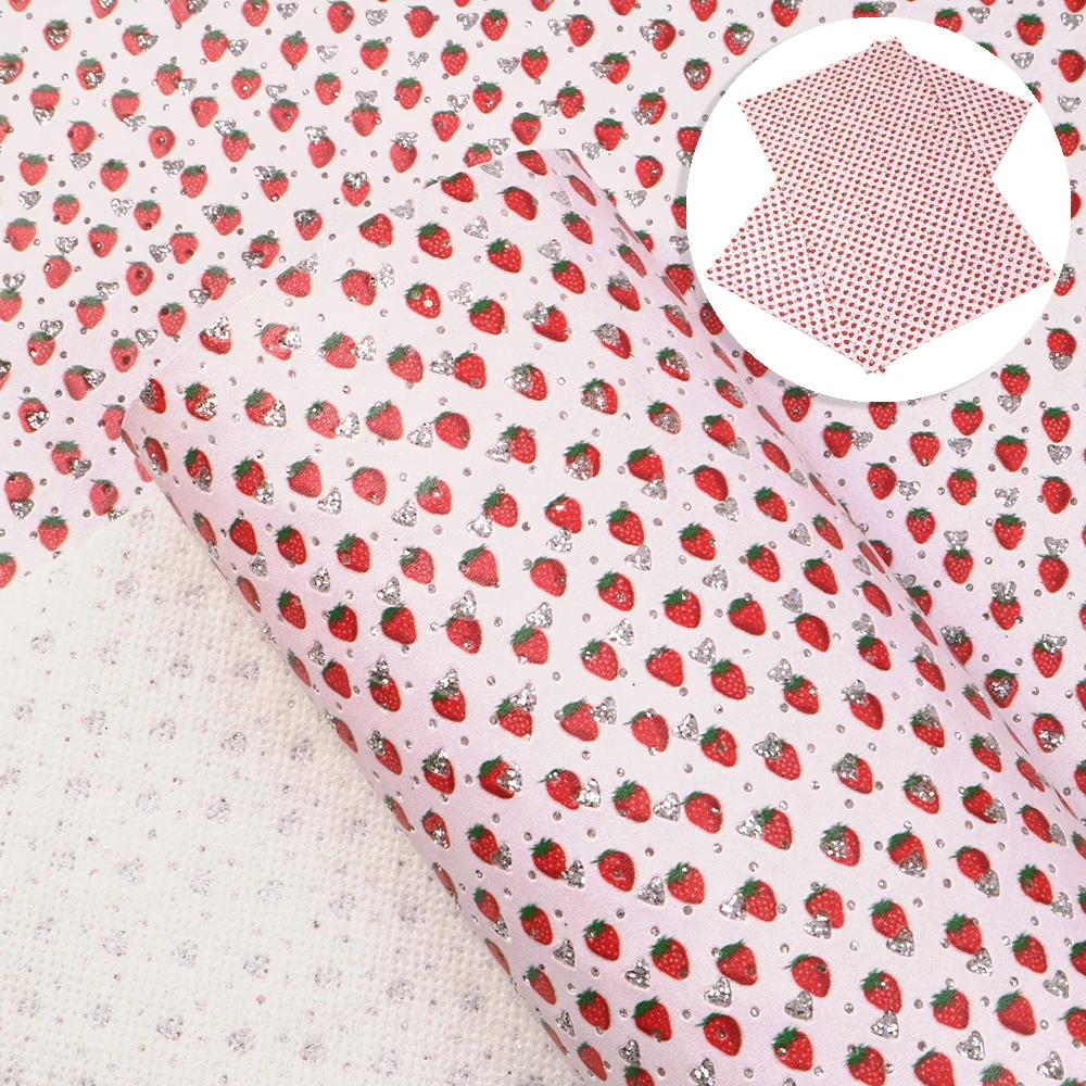 

David accessories 20*34cm glitter heart faux artificial Synthetic leather fabric hair bow diy decoration crafts 1piece,1Yc6899