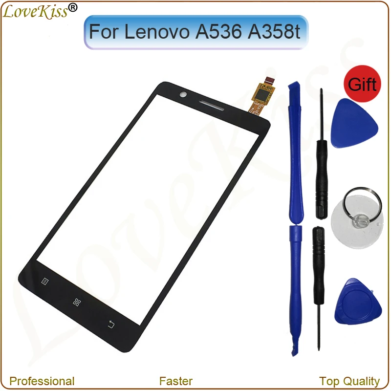 A536 Сенсорная панель дигитайзер для Lenovo A 536 A358 сенсорный экран ЖК дисплей передняя