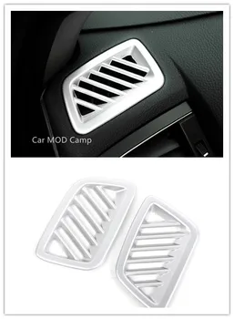 

For Honda CRV CR-V Fifth Gen 2017 2018 Interior Upper Air Condition Vent Outlet Cover Trim 2pcs Car Styling