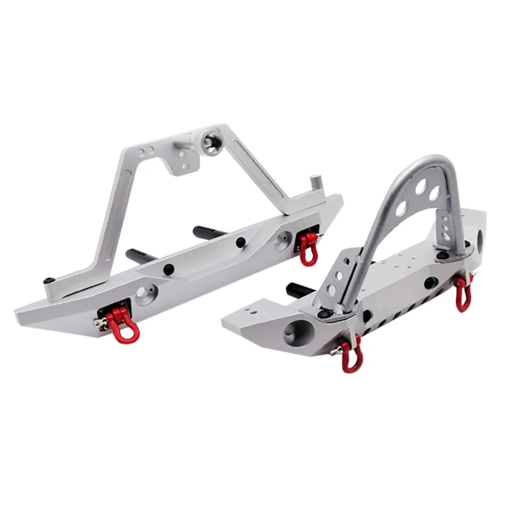 

HIINST For Axial SCX-10II FRONT METAL Bumper BULL NOSE Aluminum W /BLACK 19APR30 P35