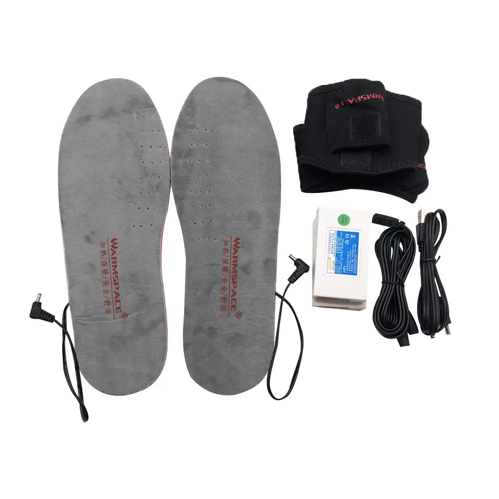 Outdoor Electric Heated Insoles Rechargeable Battery Shoes Winter