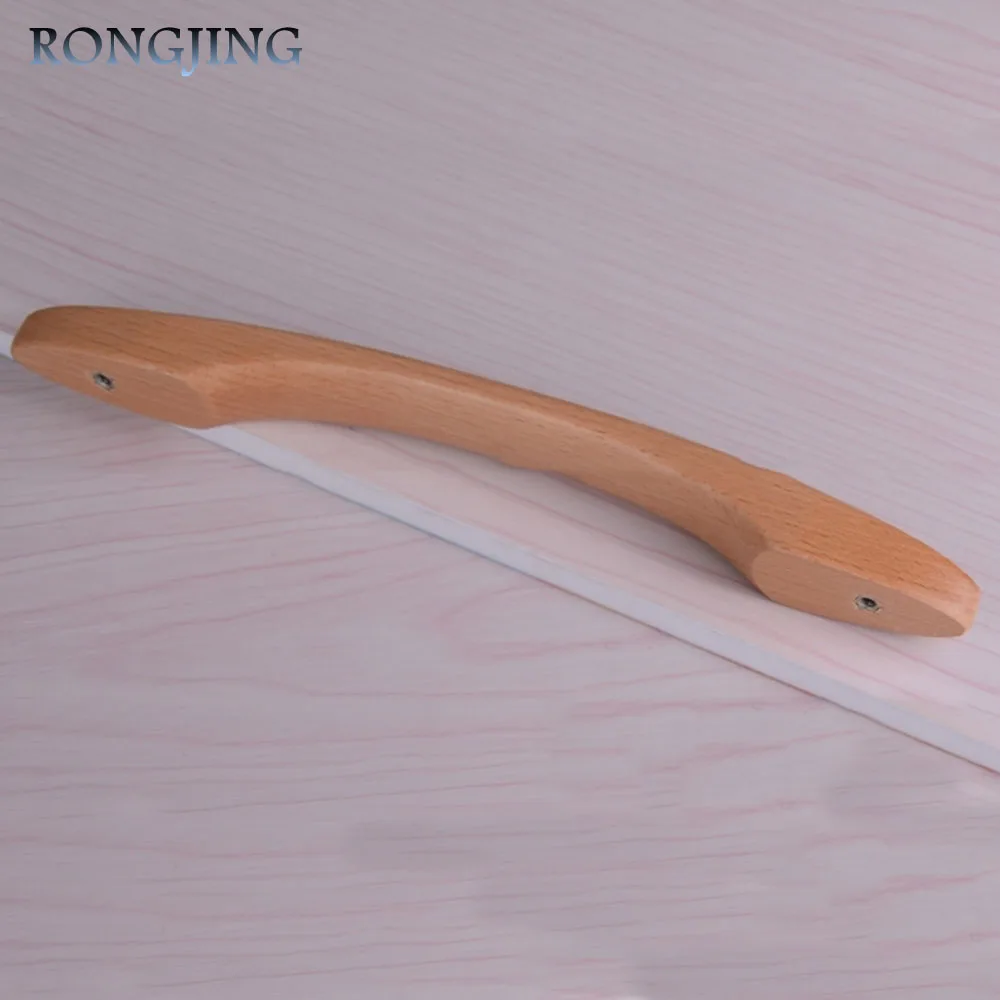 Деревянные ручки ящика для кухонного шкафа шкаф спальни мебельный деревянные 64