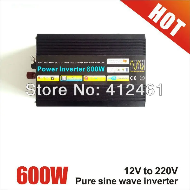 

600W pura inversor solar de seno inverter 600W pure sine wave off grid single phase peak power 1200W