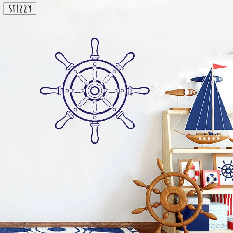 STIZZY Wall Decal Marine Nautical Style Vinyl Wall Stickers Ship