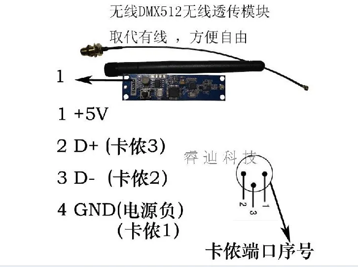 

Freeshipping DMX512 wireless transceiver PCB/amount of transceiver