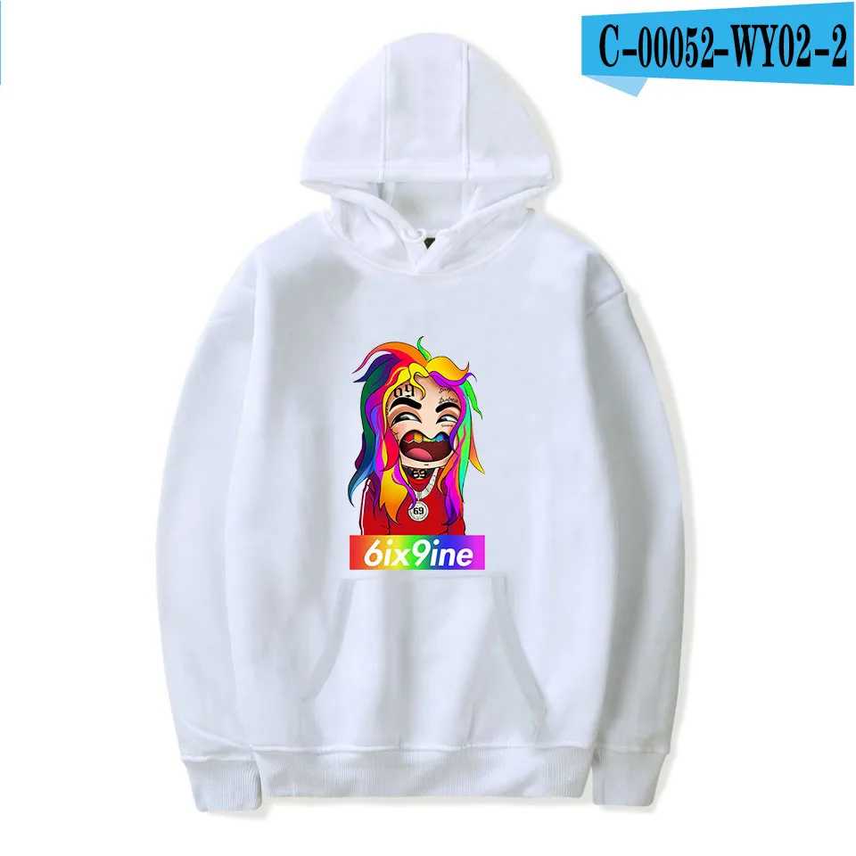 Rapper 6ix9ine Tekashi 69 Розовая Толстовка для женщин/мужчин Harajuku толстовки Повседневный флисовый спортивный костюм с капюшоном и длинным рукавом одежда в стиле хип-хоп - Цвет: 014