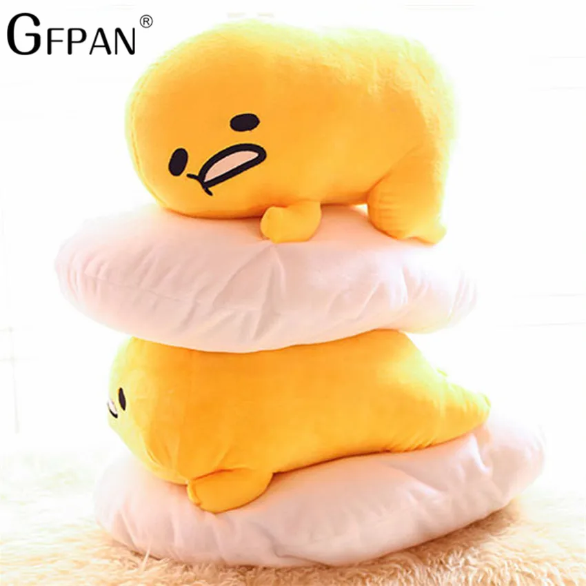 40*30 см Gudetama ленивое яйцо jun плюшевая игрушка яйцо желток брат большая подушка ленивые шары мягкая кукла для детей Рождественский подарок