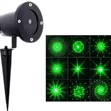 12 клавиш динамический одно отверстие, красный зеленый прожектор лазерного света, газон огни, праздничные огни, гарантия 3 года, 5 продаж
