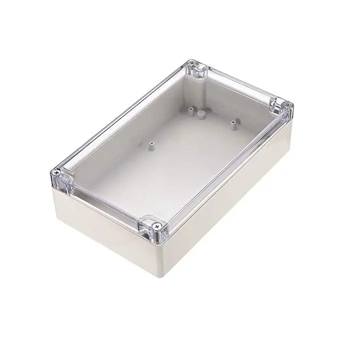 

ABS Junction Box Universal Project Enclosure Housing for Electronic w PC Transparent Clear Cover 200mmx120mmx56mm