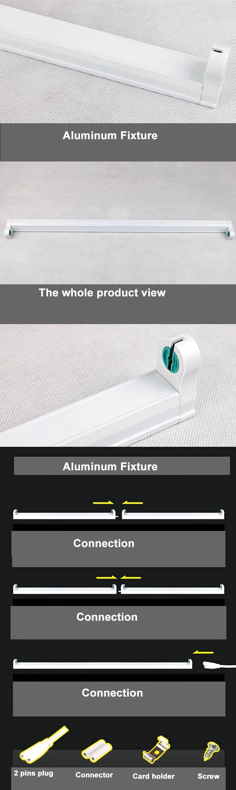 aluminum fixture-easy installion