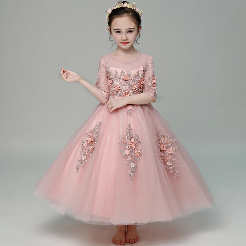 pink communion dresses